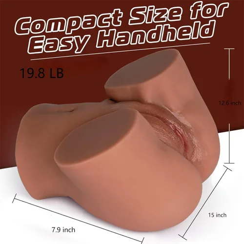 Miniatura 2 de Muñeca sexual realista de 20 libras, masturbador masculino para adultos con pechos grandes, juguete sexual masculino para vagina y juego de senos