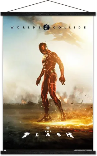 Miniatura 7 de DC Comics Movie The Flash - Póster de pared de una hoja, 34 pulgadas de largo x 22.4 pulgadas de ancho, versión premium sin marco
