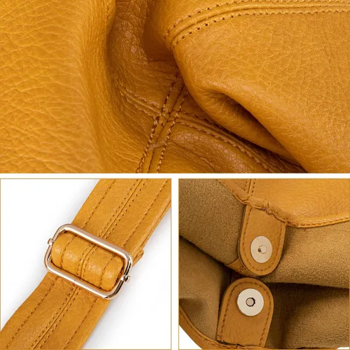 Miniatura 4 de Montana West - Bolso para mujer tipo hobo, ultra suave, plegable, con monedero