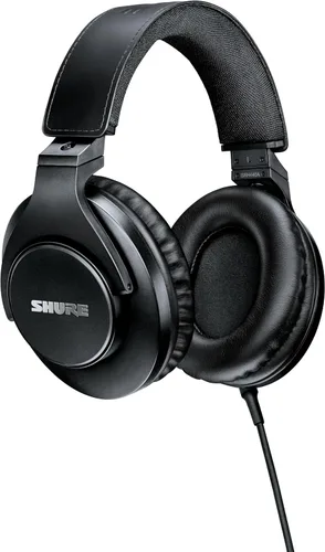 Shure SRH440A Auriculares Profesionales de Estudio con Cable Sobre la Oreja – Auriculares de Monitoreo y Grabación con Respuesta de Frecuencia