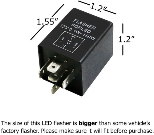 Miniatura 4 de Relé electrónico iJDMTOY para luces intermitentes