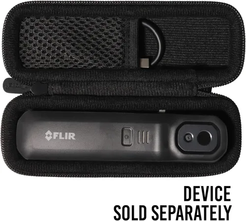 Miniatura 3 de Alltravel Estuche organizador de cámara térmica compatible con FLIR ONE EDGE PRO Wireless 160 × 120 IR cámara (negro)