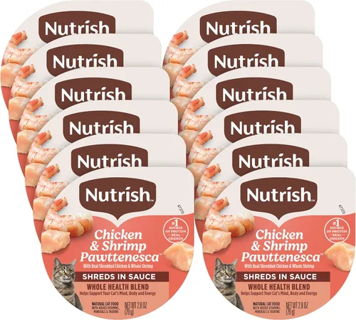 Miniatura 16 de Rachael Ray Nutrish - Alimento húmedo natural para gatos, paquete variado Ocean Lovers, taza de 2.8 onzas (paquete de 12), sin granos