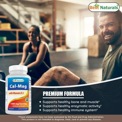 Miniatura 4 de Best Naturals Calcio y magnesio con vitamina D3 1500mg y gluconato de potasio 595 mg