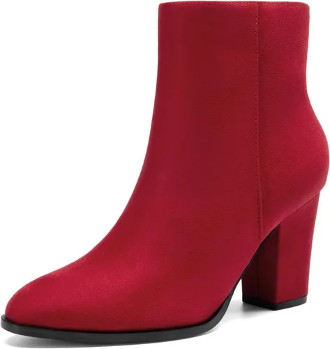 Miniatura 10 de DREAM PAIRS - Botines de tacón ancho con bloque para mujer