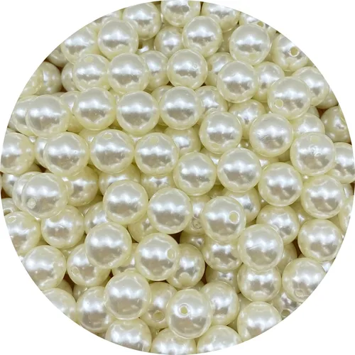 Miniatura 20 de 3000 cuentas de perlas de 0.118 pulgadas con agujero redondo suelto para decoración del hogar, rellenos de jarrones, manualidades, fabricación