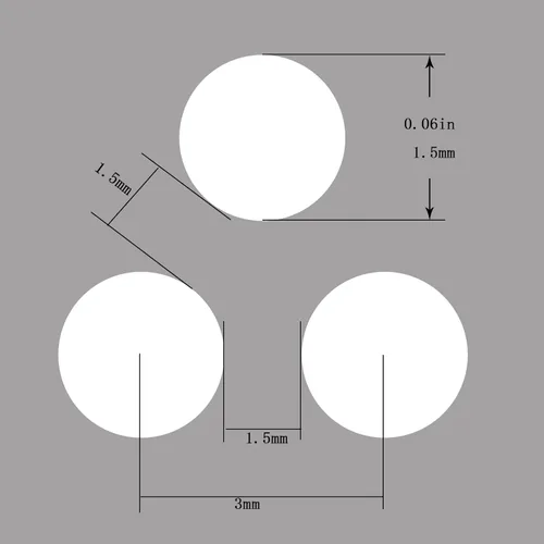 Miniatura 5 de Hojas de metal perforadas de 19 calibre, malla de metal expandido, apertura de 1.5mm, 0.06 pulgadas (aproximadamente 1/16") 36"x18" Hoja de acero