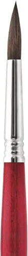 Miniatura 2 de Escoda Aquario Series 1125 - Brocha acrílica de mango corto para acuarela, pelo de ardilla natural Petit Gris, redondo, tamaño 10 redonda