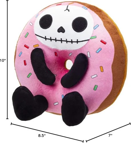 Miniatura 7 de Furrybones Donatsu - Figura coleccionable de donas rociadas, 10 pulgadas de alto, suave