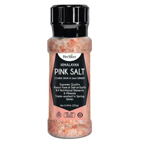 Miniatura 13 de HERBION Naturals - Sal rosa del Himalaya de grano fino en frasco, sin OMG, calidad suprema sin químicos, vegana, certificada Kosher, sal pura
