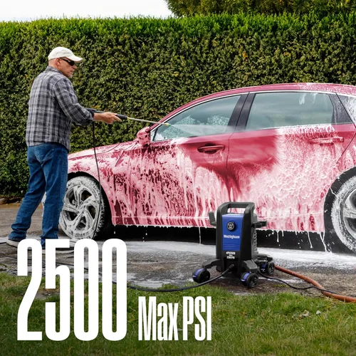 Miniatura 5 de Westinghouse ePX3500 - Lavadora a presión eléctrica, 2500 PSI máx. 1.76 GPM máximo con tecnología antivuelco, tanque de jabón a bordo, varita
