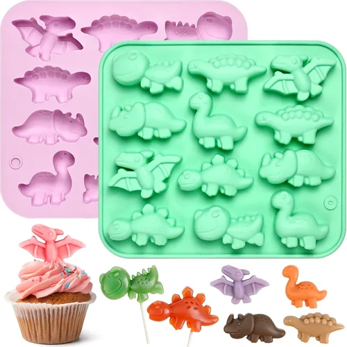 Miniatura 12 de Moldes de flores de silicona, 2 piezas de moldes de silicona para chocolate con 36 cavidades para chocolate, gomitas, cubitos de hielo, decoraciones