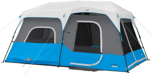 Miniatura 12 de CORE Instant Cabin Tents with LED Lights Family Multi Room Lighted Pop Up Tents for Camping Included Storage Pockets for Camping Accessories