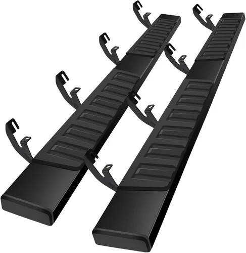 COMNOVA - Estribos de 6 pulgadas compatibles con Chevrolet Colorado/GMC Canyon Crew Cab 2015-2026, estribos y escalones para Colorado (negro)