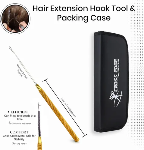 Miniatura 7 de Kit de Herramientas para Extensiones de Cabello Microlink Alicates Removedores de Cuentas y Cinta para Extensiones de Cabello y Alicates