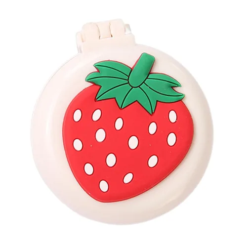 Miniatura 10 de Cepillo de pelo de viaje, peine de bolsillo con mini espejo, cepillos de pelo plegables compactos, redondos, mini peine de masaje compacto