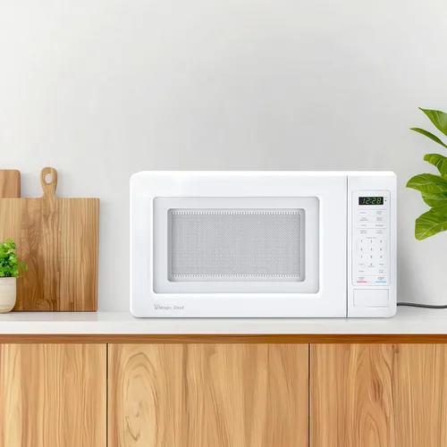 Miniatura 4 de Magic Chef Microondas de encimera de 0.7 pies cúbicos en blanco
