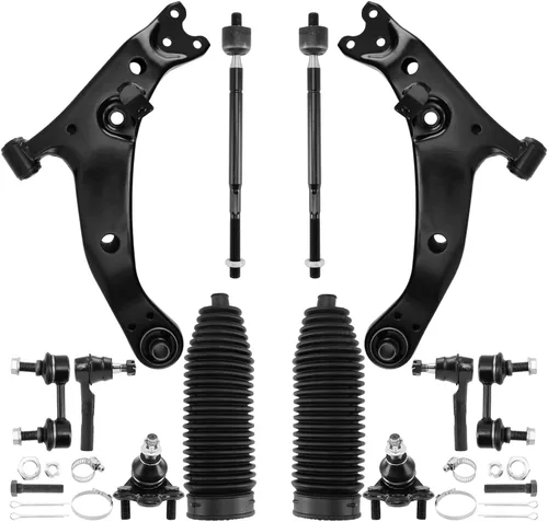 Miniatura 66 de PHILTOP Brazos de control delanteros inferiores con rótulas, barra estabilizadora, enlaces finales de barras de acoplamiento, kit de suspensión