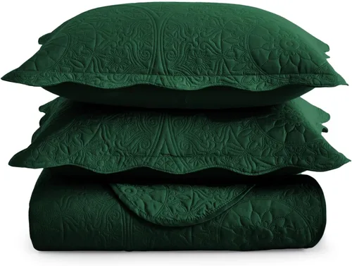 Miniatura 411 de MOONLIGHT20015 Edredón tamaño King (106 x 96 pulgadas) con 2 fundas de almohada (20 x 36 + 2 pulgadas) para todas las estaciones, juego de cama Azul