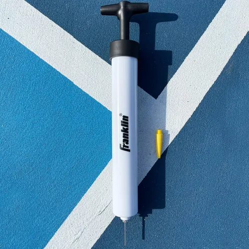Miniatura 7 de Franklin Sports - Bomba de inflado de aire para pelotas deportivas, pelota de fútbol, baloncesto + bomba de fútbol con aguja, 11.5 pulgadas