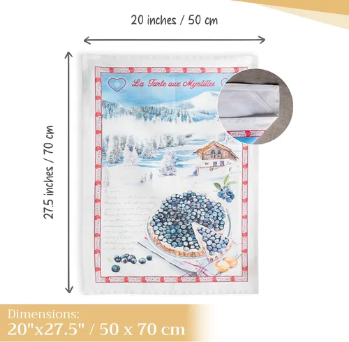 Miniatura 4 de Maison d' Hermine - Juego de 3 paños de cocina 100% de algodón, suaves, absorbentes, multiusos, para comedor, fiestas con bufé y campamento