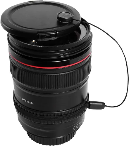 Miniatura 6 de Soporte para tapa de lente de cámara evita que se pierda la tapa del lente para cámara DSLR SLR Canon/Nikon/Sony/Panasonic/Fujifilm con paño
