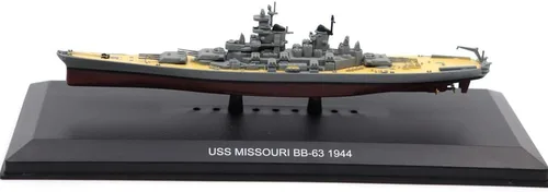 Miniatura 3 de Motor city classics 1:1250 Escala militar fundida a presión coleccionable USS Missouri BB-63 1944 Acorazados legendarios Modelo Militaria