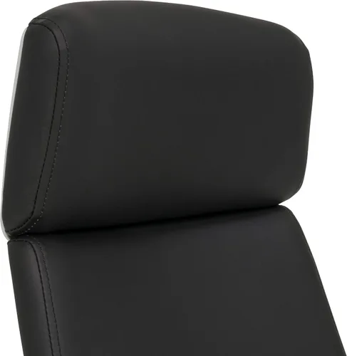 Miniatura 9 de Calico Designs - Silla ejecutiva moderna con respaldo alto, altura e inclinación ajustable, brazos acolchados y base cromada en poliuretano