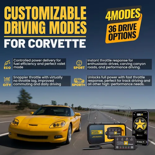 Miniatura 5 de PEDAL COMMANDER Controlador de respuesta del acelerador para Chevrolet Corvette C6 2006-2013 Compatible con: Base, 427, Grand Sport, Z06, ZR1