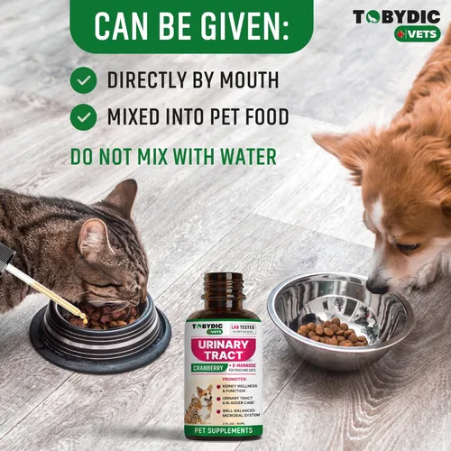 Miniatura 5 de Tratamiento de infecciones urinarias para gatos y perros y remedio para infecciones del tracto urinario con arándano y D-manosa - Medicina natural