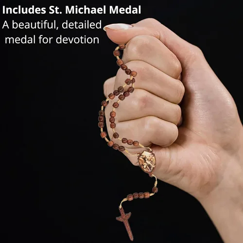 Miniatura 13 de Catholica Shop Coronilla de madera de San Miguel