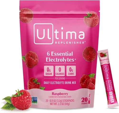 Miniatura 12 de Ultima Replenisher TeaFresher Mezcla de electrolitos diarios en polvo y té instantáneo, sin azúcar, paquete variado, 16 paquetes de barras