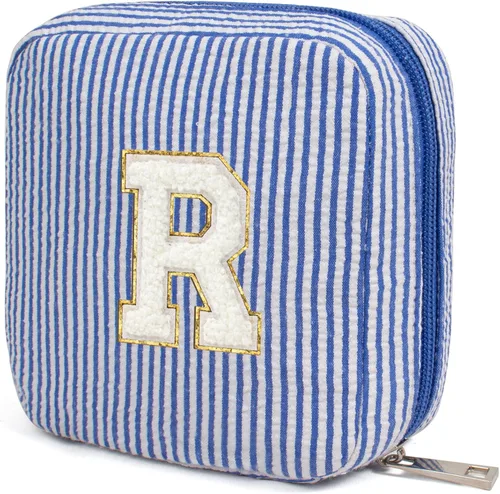 Miniatura 16 de KOTORA Bolsa de Maquillaje Inicial, Bolsa de Viaje de Artículos de Aseo, Bolsa de Maquillaje Transparente, Bolsas de Cosméticos Organizadoras
