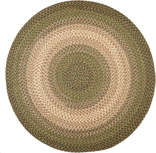 Miniatura 42 de Rhody Rug Easy Living EL33 Taupetone - Alfombra ovalada trenzada de 4 x 6 pies, decoración del hogar, tapete para piso o dormitorio, de fácil