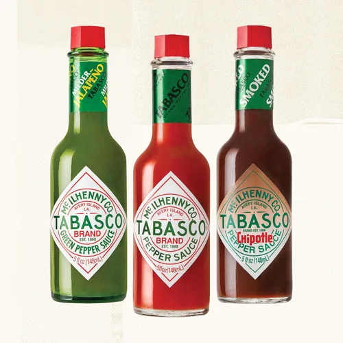 Miniatura 11 de TABASCO - Salsa picante de chile rojo original, picante medio, botella de vidrio, tres ingredientes simples, para salsas, tacos, huevos, pizza