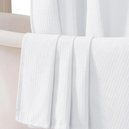 Miniatura 11 de OWENIE Cortina de Ducha Negra, Pequeña para Cabina con Tejido de Gofre Tela Pesada, Cortinas de Ducha para Baño de Tamaño Estrecho, Impermeable