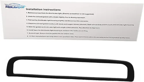 Junta de luz de freno trasera compatible con 2014-2018 Chevy Silverado 1500 GMC Sierra 2500HD 3500HD, adhesivo de un solo lado