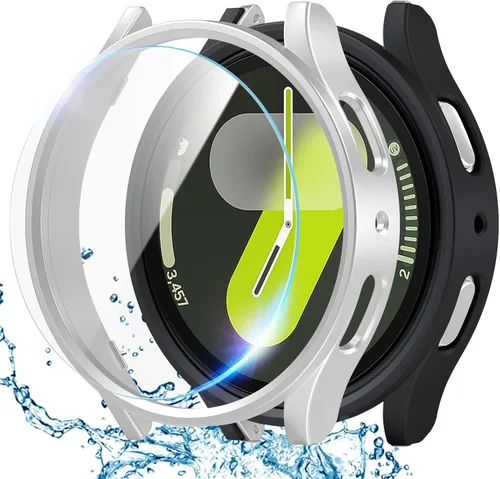 Miniatura 14 de Paquete de 2+2 protectores de pantalla para Galaxy Ultra Watch de 1.772 pulgadas, película protectora de vidrio templado HD con funda protectora