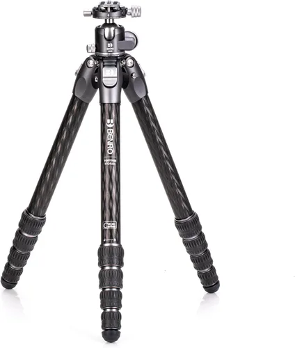 Miniatura 12 de Benro Tortoise CF Serie 2, trípode de 4 secciones con cabezal híbrido FS36PRO