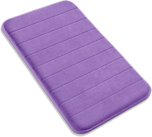 Miniatura 31 de Yimobra Tapete de baño de espuma viscoelástica, súper suave, absorbente, antideslizante, de secado rápido, lavable a máquina, tapete para bañera