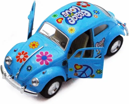 Miniatura 3 de KiNSMART - 1967 Volkswagen Classical Beetle 5 pulgadas, escala 1:36, modelo de metal fundido a presión con acción de retroceso
