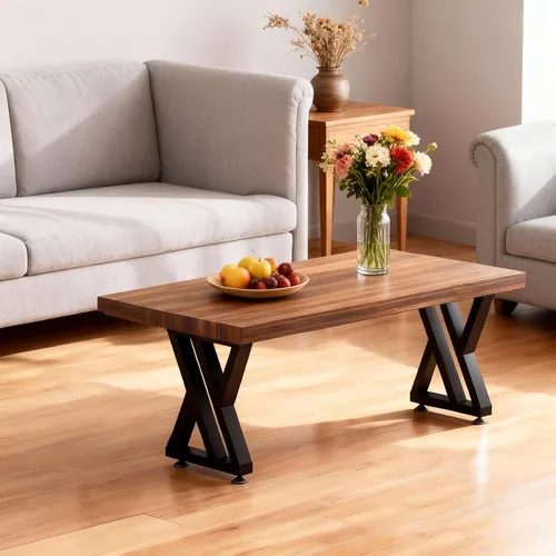 Miniatura 2 de Patas de mesa auxiliar de 16 pulgadas de alto, patas de banco de metal modernas, base de mesa auxiliar industrial triangular resistente, bases