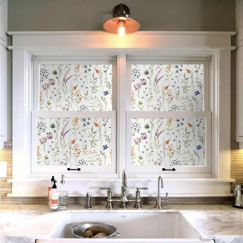 Miniatura 3 de MuralPeel Flores Silvestres Blancas Papel Pintado Floral de Plantas Botánicas de Despegar y Pegar Autoadhesivo Extraíble Fácil de Despegar y Pegar