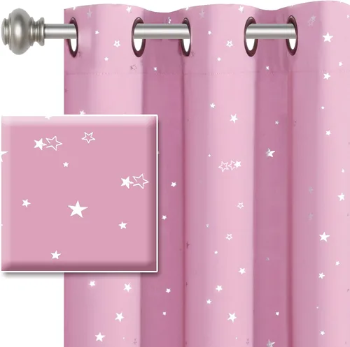 Miniatura 15 de H.VERSAILTEX Cortinas opacas para dormitorio, con estampado de ramas de árbol, con aislamiento térmico y ojales, cortinas de ventana gruesas y Gris