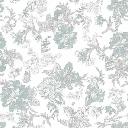 Miniatura 13 de GloryTik Papel Tapiz Floral Despegable y Adhesivo Papel de Contacto Moderno Blanco y Dorado Removible Autoadhesivo para Baño Dormitorio Gabinetes