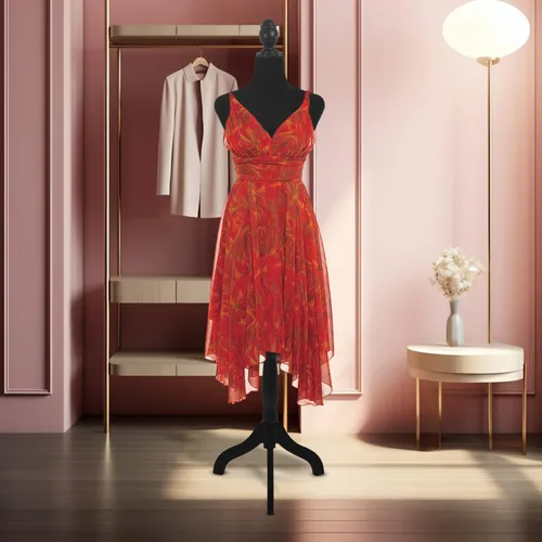Miniatura 7 de FDW Maniquí femenino con forma de vestido de cuerpo, maniquí de costura, maniquí de torso con base de trípode, maniquí ajustable para coser ropa
