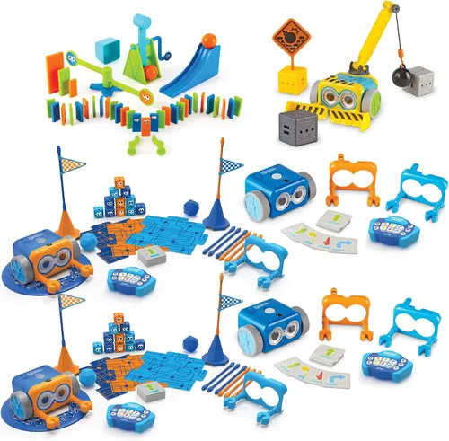 Miniatura 3 de Learning Resources Botley 2.0 The Coding Robot Classroom Set - Juguetes STEM elementales, kits de robótica para niños de 5 a 7 años, enseña