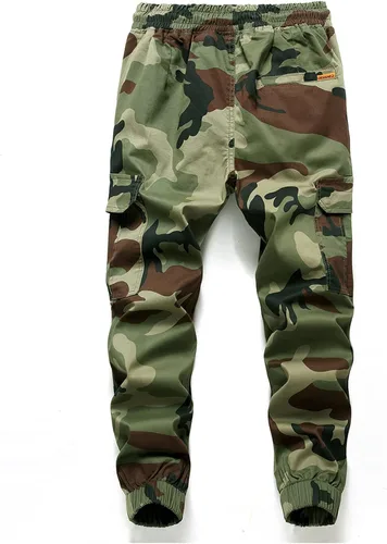 Miniatura 2 de LOKTARC Pantalones deportivos tipo cargo de camuflaje para niños