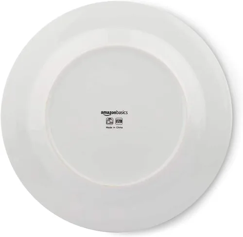 Miniatura 5 de Amazon Basics Juego de vajilla, Apto para microondas y lavavajillas, Servicio para 6, Cocina completa de 18 piezas, Platos, fuentes, cuencos, ramas