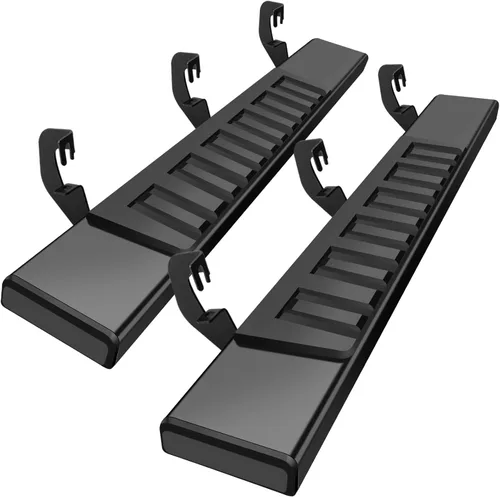 Estribos laterales regulares de 6 pulgadas compatibles con Chevy Silverado/GMC Sierra 1500 2007-2018; 2007-2019 2500/3500 Barras de estribo
